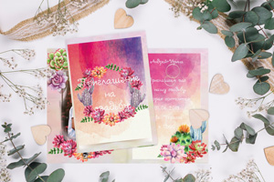 Акция | Свадебный переполох - Открытки-приглашения